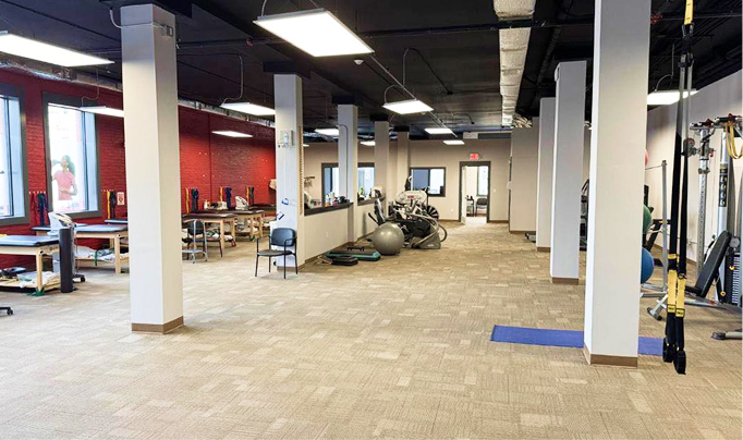 Image of a commercial room being painted