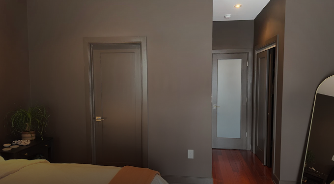 Resedential Room Fully Painted with Grey
